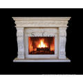 Professional Popular Interior Natural Cutured Stone Fireplace